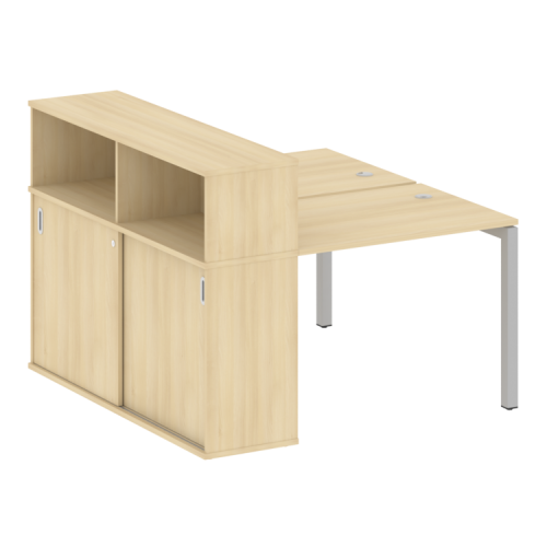 Бенч-система с шкафом-купе на П-обр. м/к Metal System Quattro 50БП.РС-СШК-2.1 фото 11 Бенч-система с шкафом-купе на П-обр. м/к Metal System Quattro 50БП.РС-СШК-2.1 фото 11