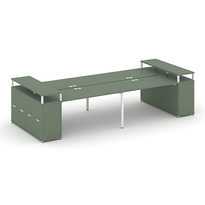 Бенч-система с опорными распашными шкафами Concept CN.DRS-268