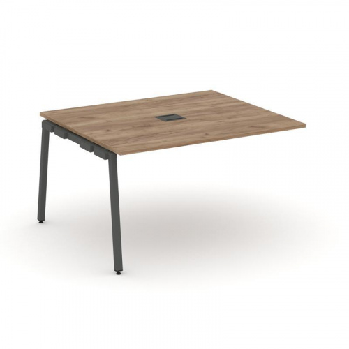 Style Project Проходной наб. элем. перег. стола SN-4A.NSPRG-033 Дуб Табак/Металл Белый 1380*1180*750 фото 25