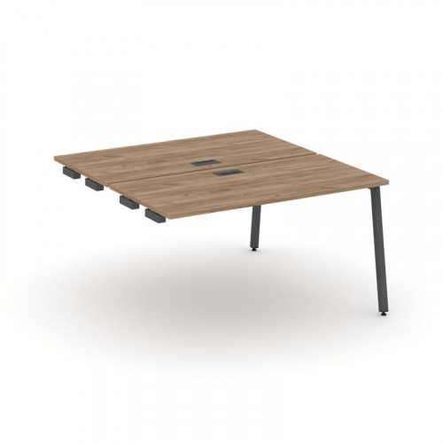 Style Project Стол-приставка к опор. элем. SN-4A.DPRS-004 Дуб Табак/Металл Белый 1580*1232*750 фото 21