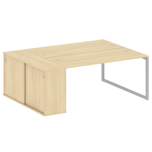 Бенч-система с шкафом-купе на О-обр. м/к Metal System Quattro 40БО.РС-СШК-1.4 фото 8