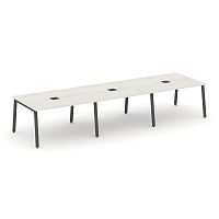 Style Project Стол переговорный SN-6A.SPRG-052 Дуб Наварра/Металл Антрацит 3540*1180*750