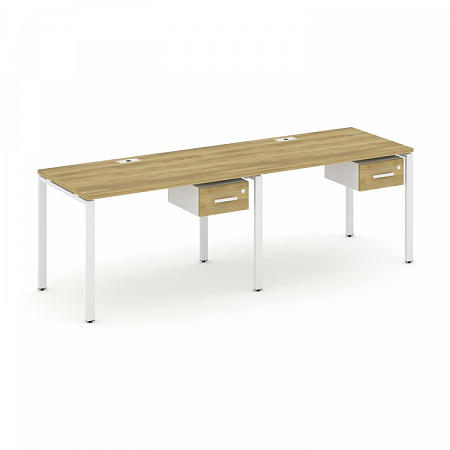 Бенч-система на 2 места с подвесными тумбами Concept CN.ORS-110