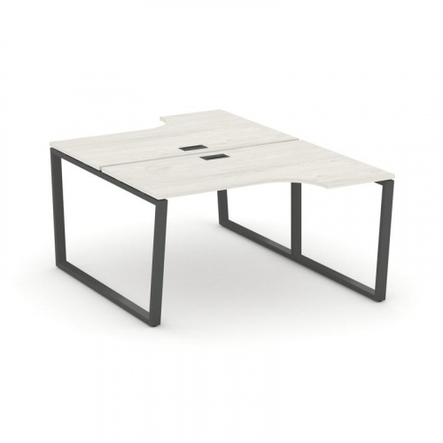 Style Project Рабочая станция эргоном. SN-6T2.DRPA-021 Акация Лорка/Металл Антрацит/Заглушка Пластик фото 24