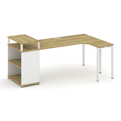 Стол эргономичный с опорным стеллажом Concept CN.SA-204(R)