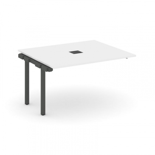 Style Project Проходной наб. элем. перег. стола SN-5P.NSPRG-032 Дуб Наварра/Металл Белый 1180*1180*7 фото 8