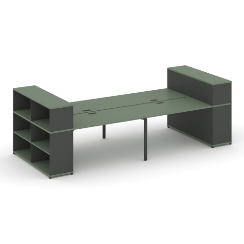 Бенч-система с опорными стеллажами Concept CN.DRS-254 Бенч-система с опорными стеллажами Concept CN.DRS-254