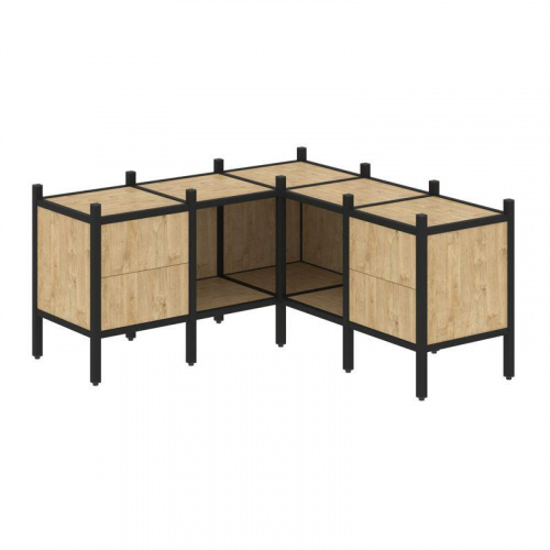 Стеллаж офисный угловой Loft VR.L-27 фото 7 Стеллаж офисный угловой Loft VR.L-27 фото 7