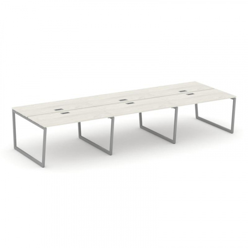 Style Project Рабочая станция 2-х сторон. SN-4T2.DRS-064 Акация Лорка/Металл Антрацит/Заглушка Пласт фото 11