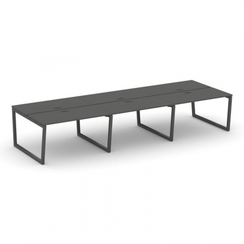 Style Project Рабочая станция 2-х сторон. SN-5T2.DRS-064 Акация Лорка/Металл Антрацит/Заглушка Пласт фото 27