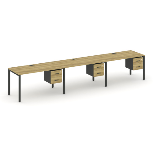 Бенч-система на 3 места с подвесными тумбами Concept CN.ORS-134 фото 4 Бенч-система на 3 места с подвесными тумбами Concept CN.ORS-134 фото 4