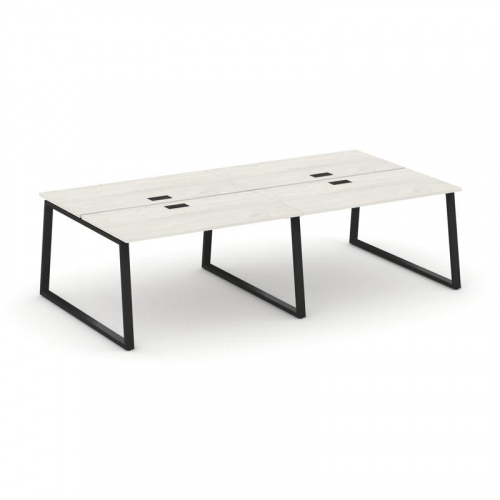 Style Project Рабочая станция 2-х сторон. SN-6T1.DRS-052 Акация Лорка/Металл Антрацит/Заглушка Пласт фото 7