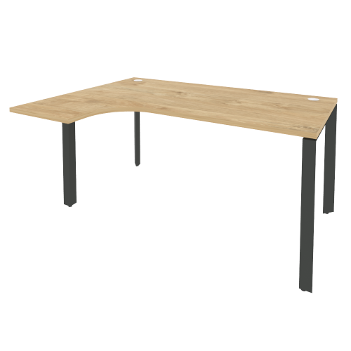 Стол эргономичный на П-обр. м/к Onix O.MP-SA-4 (L) фото 8