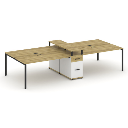 Бенч-система на 4 места с 1 опорной тумбой Concept CN.DRS-440 фото 6 Бенч-система на 4 места с 1 опорной тумбой Concept CN.DRS-440 фото 6