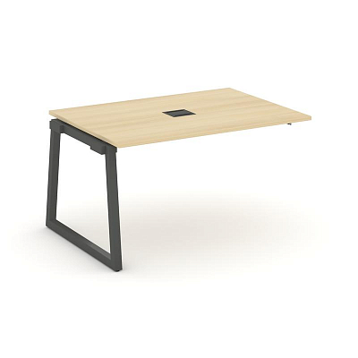 Style Project Проходной наб. элем. перег. стола SN-5T1.NSPRG-002 Акация Лорка/Металл Антрацит/Заглуш