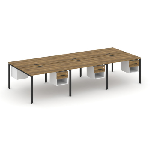 Бенч-система на 6 мест с подвесными тумбами Concept CN.DRS-158 фото 7