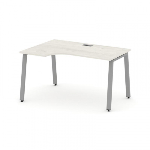 Style Project Стол рабочий эргоном. SN-6A.SPA-022(L) Антрацит/Металл Белый 1580*800/980*750 фото 5 Style Project Стол рабочий эргоном. SN-6A.SPA-022(L) Антрацит/Металл Белый 1580*800/980*750 фото 5