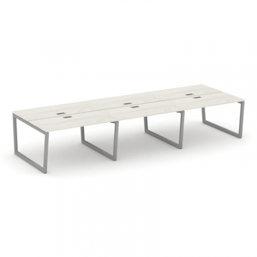 Style Project Рабочая станция 2-х сторон. SN-5T2.DRS-064 Акация Лорка/Металл Антрацит/Заглушка Пласт фото 12