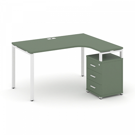 Стол эргономичный с опорной тумбой Concept CN.SA-307(R)