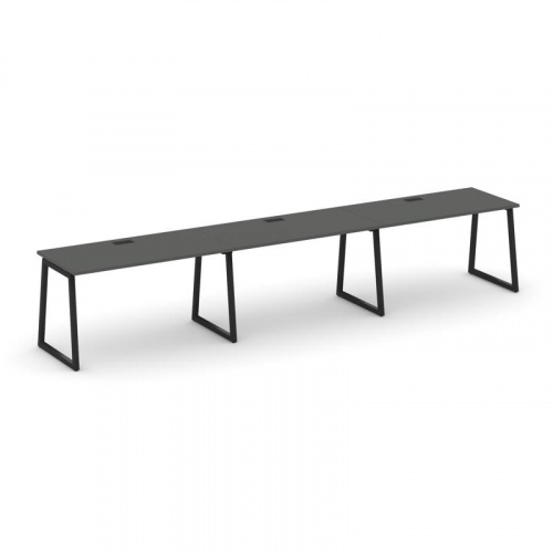 Style Project Рабочая станция 1 сторон. SN-4T1.ORS-042 Акация Лорка/Металл Антрацит/Заглушка Пластик фото 5