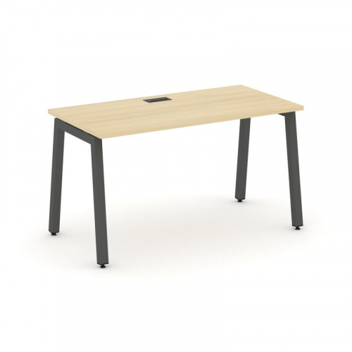 Style Project Стол письменный SN-5A.SP-014 Тиквуд Светлый/Металл Антрацит 1580*700*750 фото 26