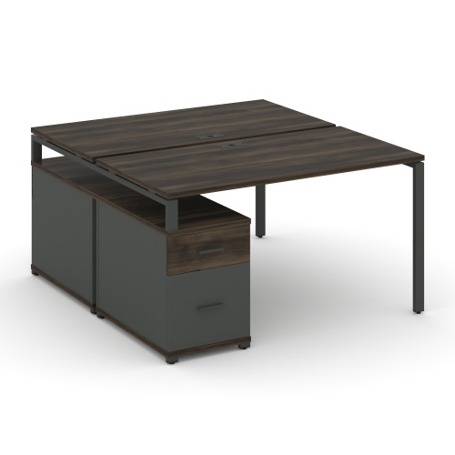 Бенч-система на 2 места с опорной тумбой Concept CN.DRS-307 фото 3 Бенч-система на 2 места с опорной тумбой Concept CN.DRS-307 фото 3