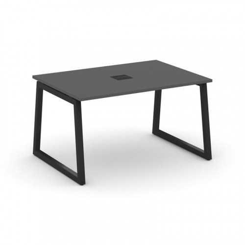 Style Project Стол переговорный SN-5T1.SPRG-002 Акация Лорка/Металл Антрацит/Заглушка Металл Антраци фото 4