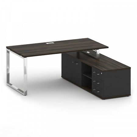 Стол руководителя с опорной греденцией Shift SK.SRG-180 (R)