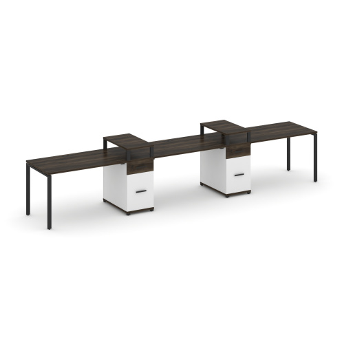 Бенч-система на 3 места с 2 опорными тумбами Concept CN.ORS-454 фото 9