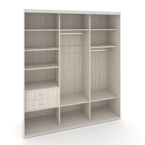 Корпус 3-х секционного шкафа высокого L=2219мм Maris SH.K3-5.1 K5 фото 2