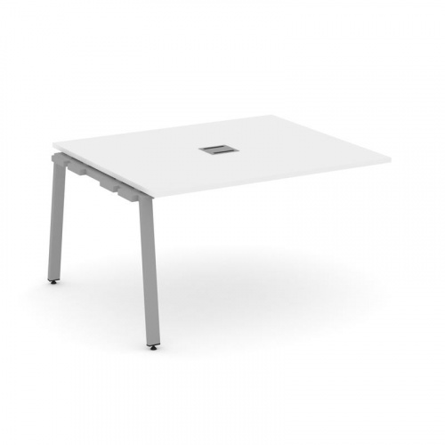 Style Project Проходной наб. элем. перег. стола SN-6A.NSPRG-032 Акация Лорка/Металл Белый 1180*1180* фото 2