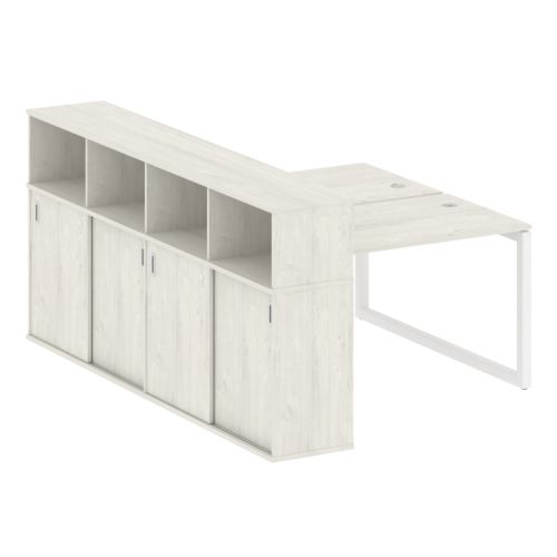 Бенч-система с шкафом-купе на О-обр. м/к Metal System Quattro 50БО.РС-СШК-4.2 фото 9 Бенч-система с шкафом-купе на О-обр. м/к Metal System Quattro 50БО.РС-СШК-4.2 фото 9