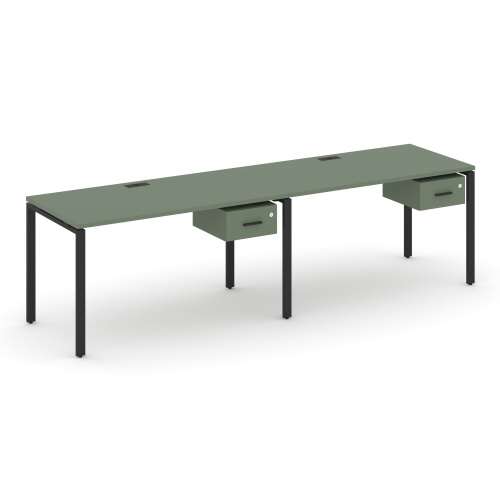 Бенч-система на 2 места с подвесными тумбами Concept CN.ORS-111 Бенч-система на 2 места с подвесными тумбами Concept CN.ORS-111