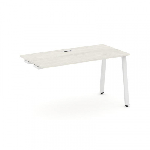 Style Project Стол-приставка к опор. элем. SN-6A.OPRS-022 Дуб Табак/Металл Белый 1180*800*750 фото 20