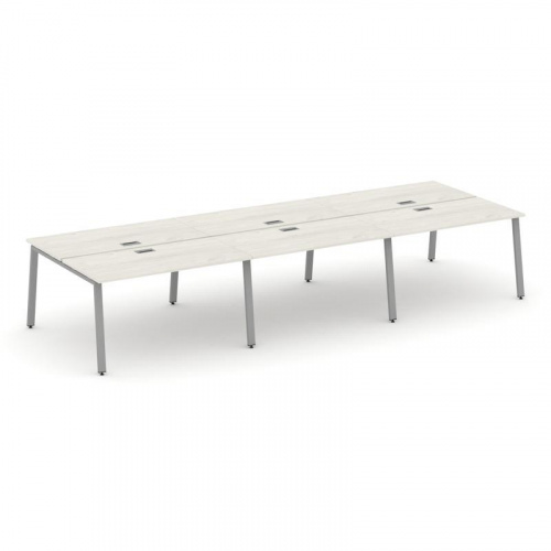 Style Project Рабочая станция 2-х сторон. SN-6A.DRS-084 Тиквуд Светлый/Металл Антрацит 4740*1632*750 фото 2