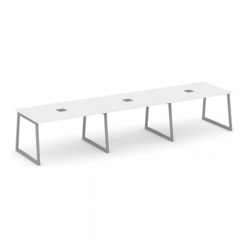 Style Project Стол переговорный SN-4T1.SPRG-021 Акация Лорка/Металл Антрацит/Заглушка Металл Антраци фото 16