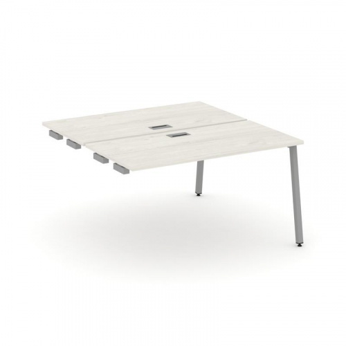 Style Project Стол-приставка к опор. элем. SN-4A.DPRS-004 Дуб Табак/Металл Белый 1580*1232*750