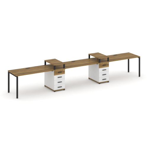 Бенч-система на 3 места с 2 опорными тумбами Concept CN.ORS-451 фото 7 Бенч-система на 3 места с 2 опорными тумбами Concept CN.ORS-451 фото 7