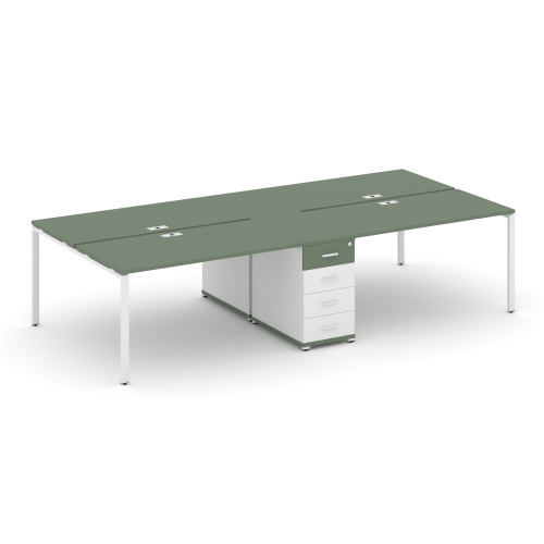 Бенч-система на 4 места с 1 опорной тумбой Concept CN.DRS-420 фото 5