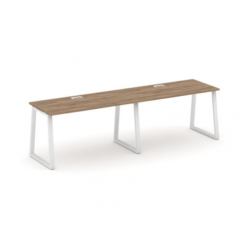 Style Project Рабочая станция 1 сторон. SN-6T1.ORS-013 Акация Лорка/Металл Антрацит/Заглушка Пластик фото 11