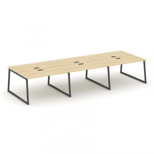 Style Project Рабочая станция 2-х сторон. SN-4T1.DRS-083 Акация Лорка/Металл Антрацит/Заглушка Пласт фото 28