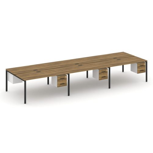 Бенч-система на 6 мест с подвесными тумбами Concept CN.DRS-156 фото 7 Бенч-система на 6 мест с подвесными тумбами Concept CN.DRS-156 фото 7