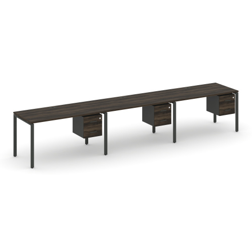 Бенч-система на 3 места с подвесными тумбами Concept CN.ORS-134 фото 3 Бенч-система на 3 места с подвесными тумбами Concept CN.ORS-134 фото 3