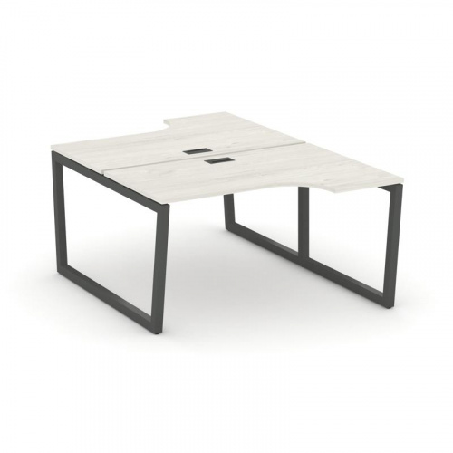 Style Project Рабочая станция эргоном. SN-5T2.DRPA-012 Акация Лорка/Металл Антрацит/Заглушка Пластик фото 24