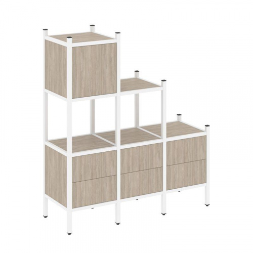 Стеллаж офисный прямой Loft VR.L-12 фото 2 Стеллаж офисный прямой Loft VR.L-12 фото 2