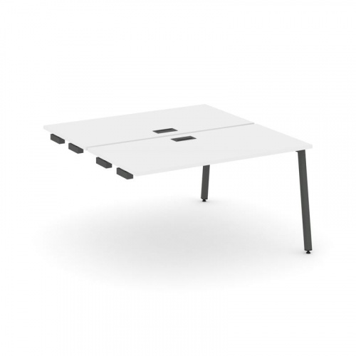 Style Project Стол-приставка к опор. элем. SN-4A.DPRS-004 Дуб Табак/Металл Белый 1580*1232*750 фото 26