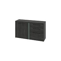 Тумба двухсекционная с дверью ЛДСП и 3 ящиками Greenwood G-681.01L (L)