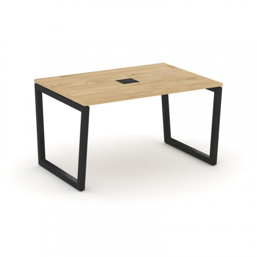 Style Project Стол переговорный SN-5T2.SPRG-002 Акация Лорка/Металл Антрацит/Заглушка Металл Антраци