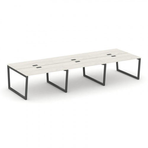 Style Project Рабочая станция 2-х сторон. SN-5T2.DRS-064 Акация Лорка/Металл Антрацит/Заглушка Пласт фото 24