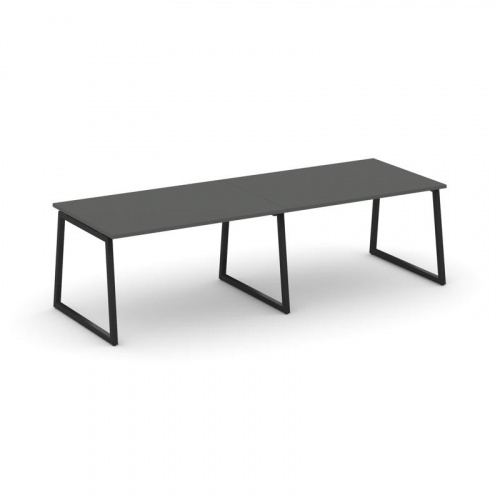 Style Project Стол переговорный SN-4T1.SPRG-011.3 Акация Лорка/Металл Антрацит 1960*980*750 фото 9